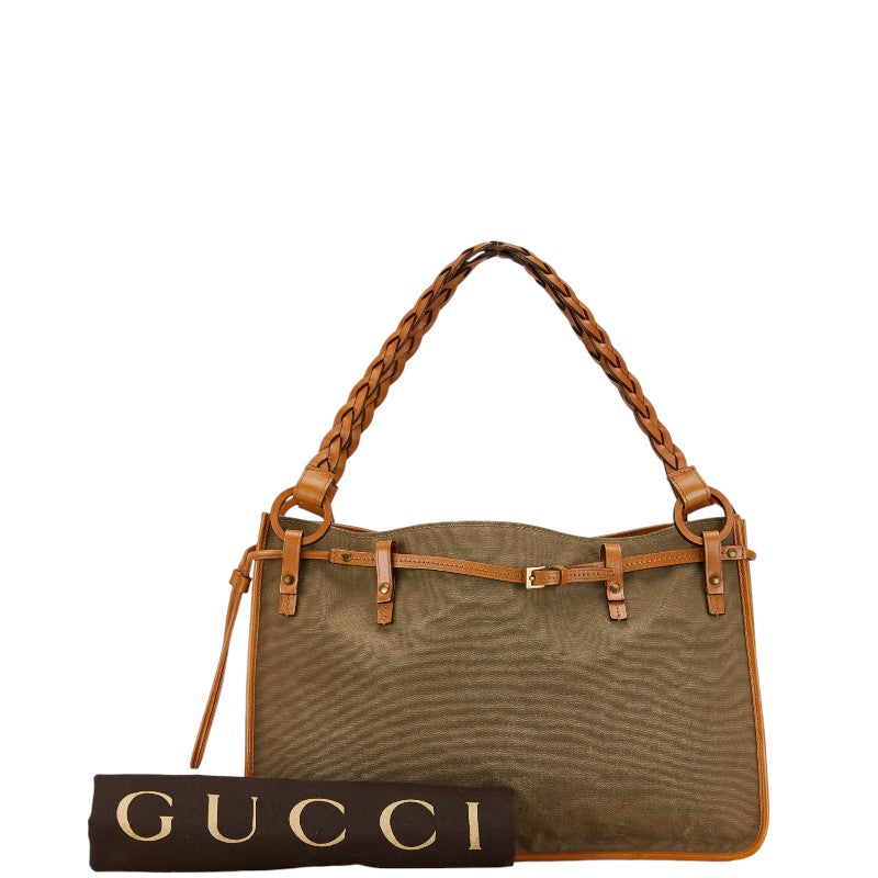 Gucci Canvas Leather Tote Bag 109133