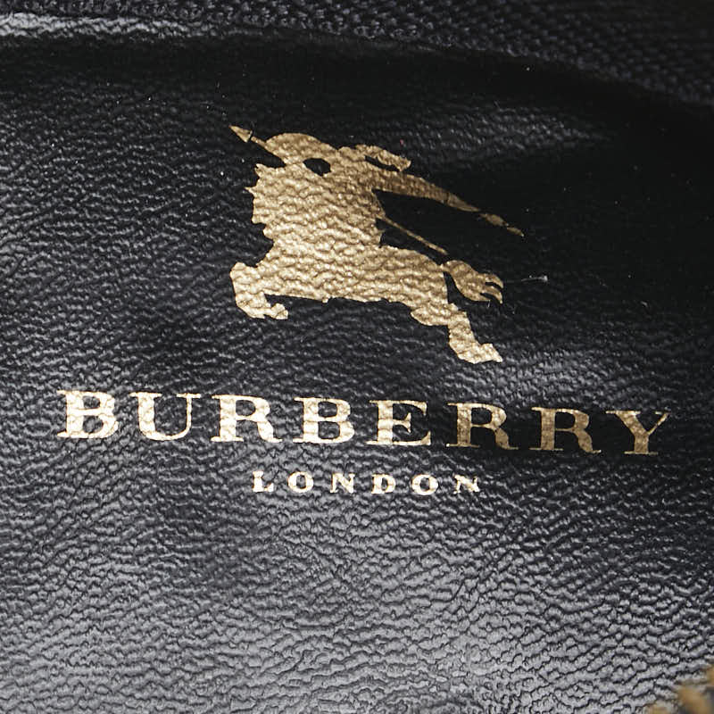 Burberry Nova Check Shadow Horse Canvas Leather Pouch