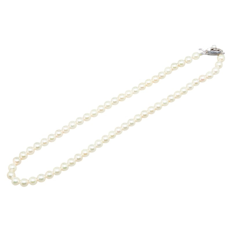 Sterling Silver Akoya Pearl Necklace