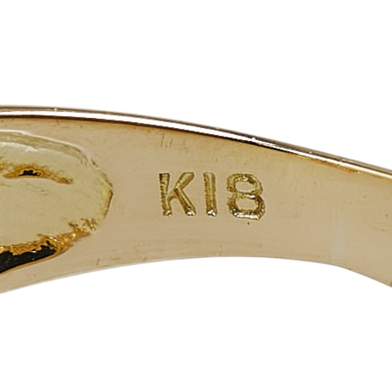 K21.6 Gold K18YG Yellow Gold 2 Peso Coin Ring