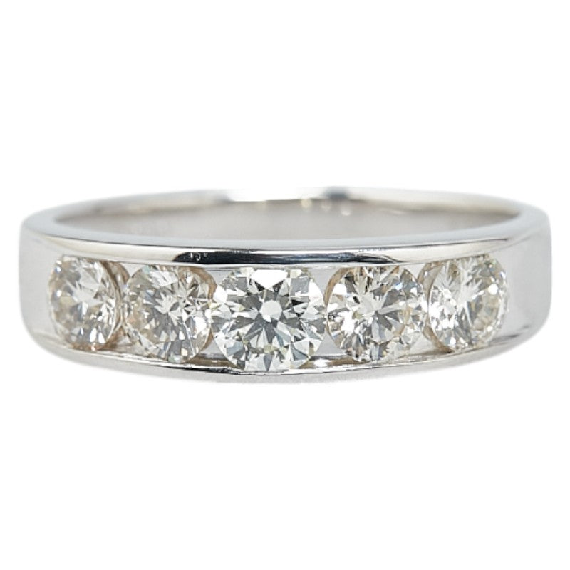 Pt900 Platinum Diamond Ring 13