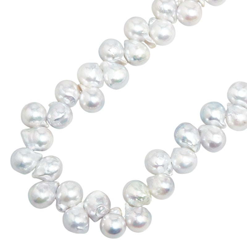 SV925 Silver Baroque Pearl Necklace