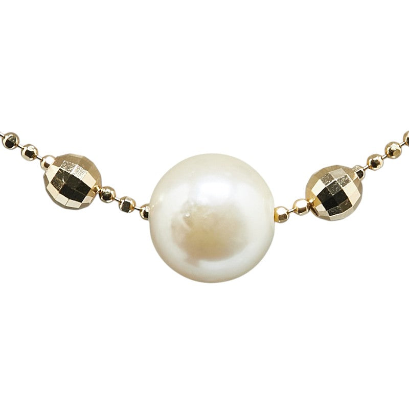 K18YG Yellow Gold Akoya Pearl Necklace