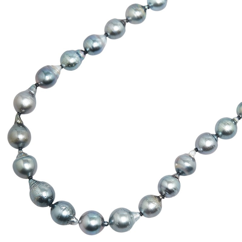 Sterling Silver Black Pearl Necklace