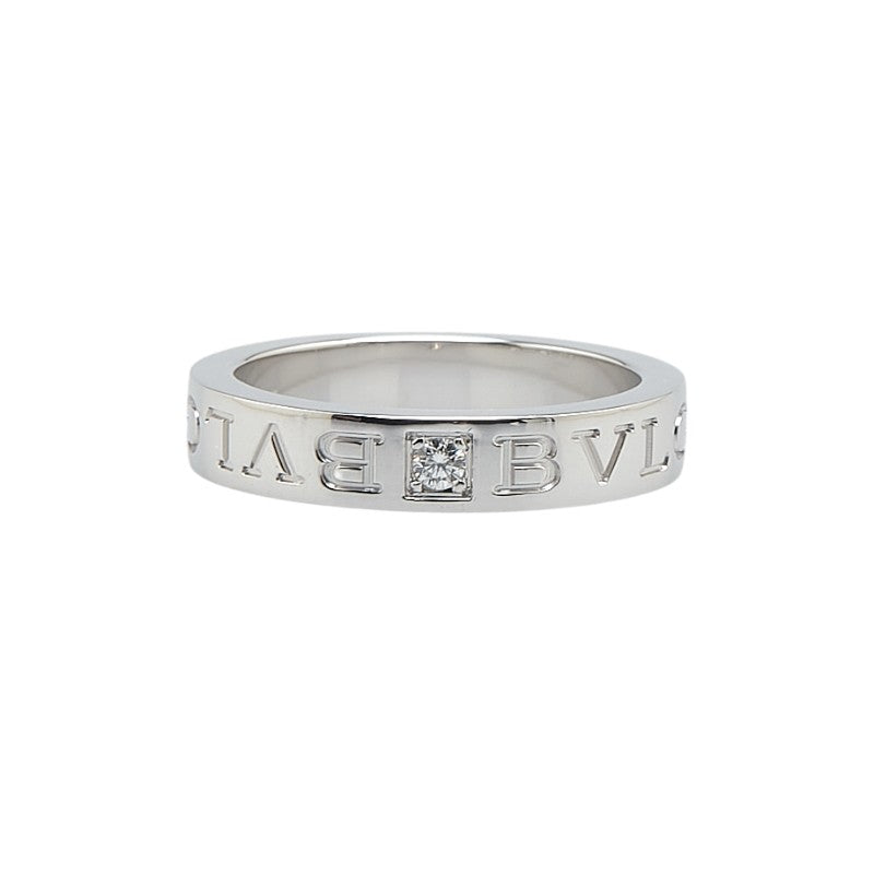 Bvlgari K18WG White Gold Diamond Ring