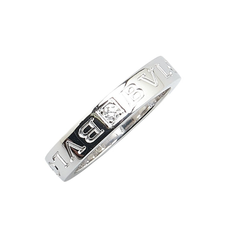 Bvlgari K18WG White Gold Diamond Ring