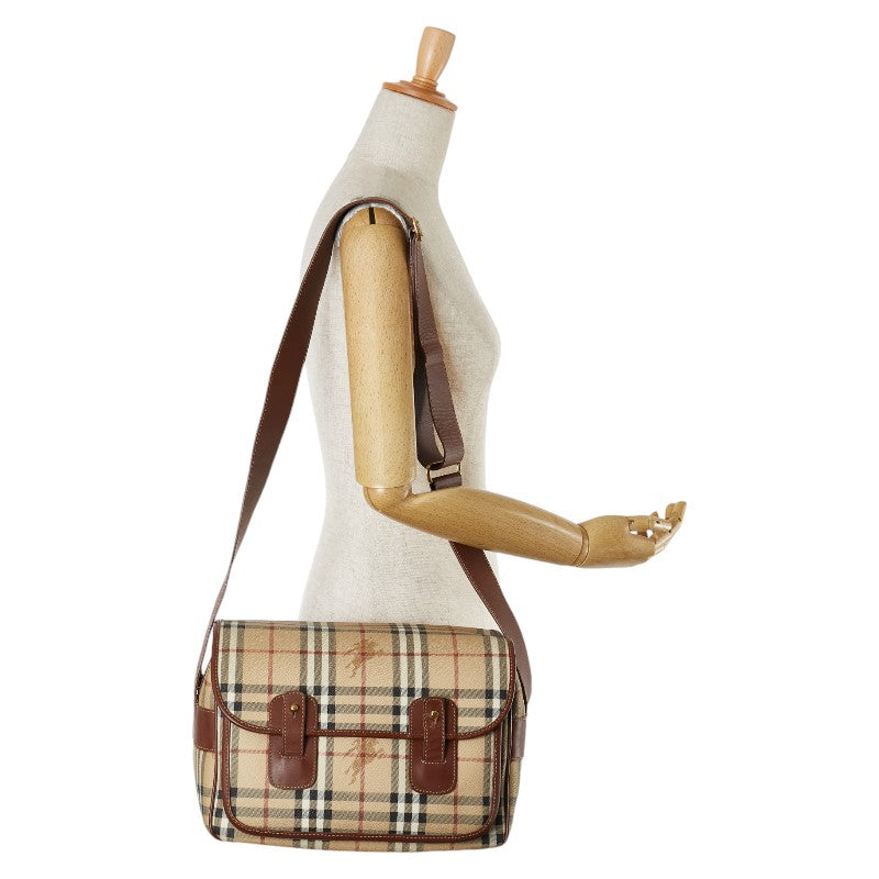 Burberry Nova Check Shadow Horse Shoulder Bag