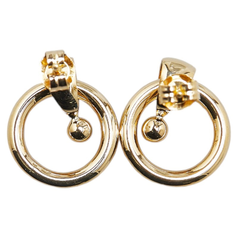 K18YG Yellow Gold Hoop Earrings