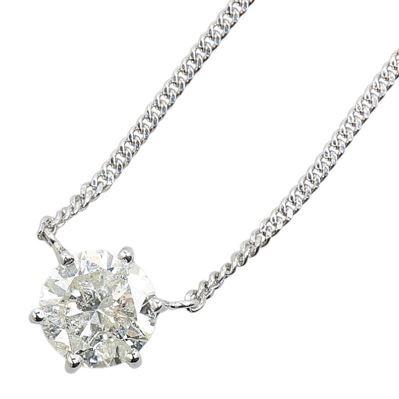 Pt850 Platinum Diamond 1.66ct Pendant Necklace – LuxUness