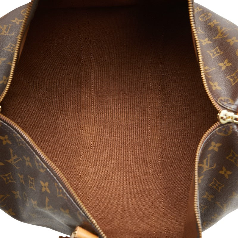 Louis Vuitton Monogram Keepall 50 Travel Bag Brown