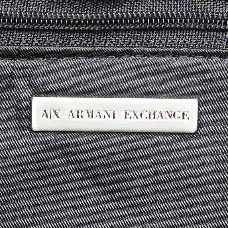 Armani Exchange Denim Clutch Bag Black