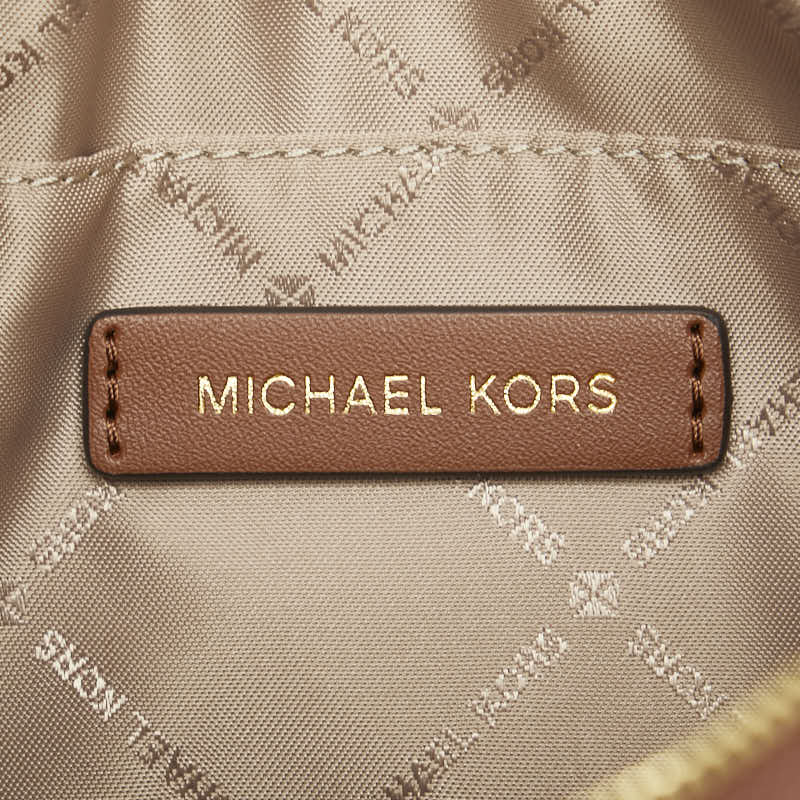 Michael Kors Signature 2WAY Handbag Brown PVC Leather