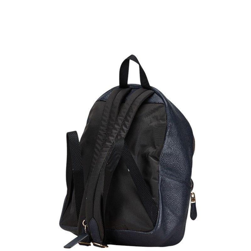 Coach Leather Backpack 30550 Navy