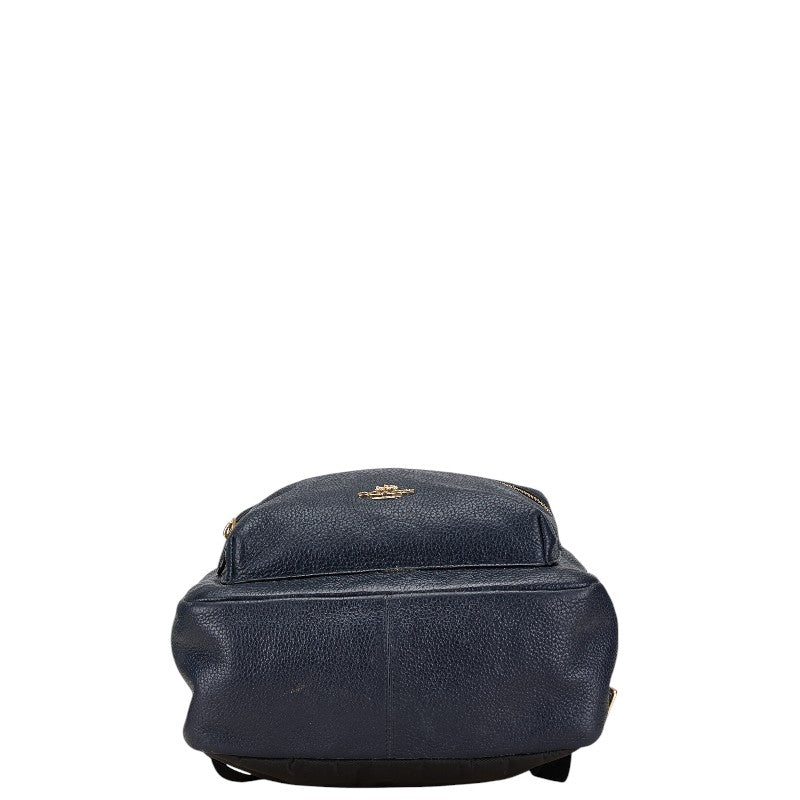 Coach Leather Backpack 30550 Navy