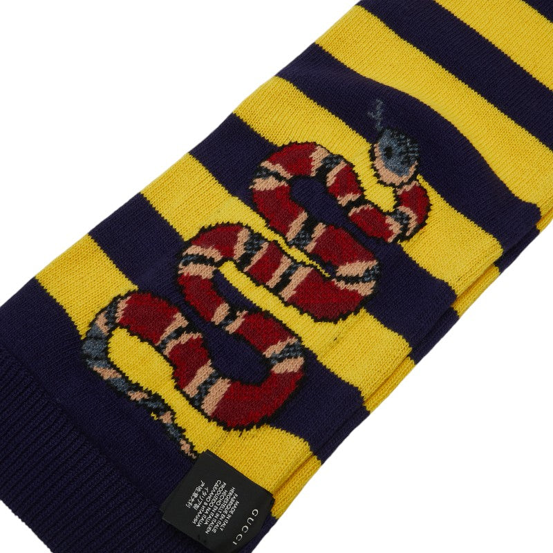 Gucci Wool LOVED Snake Motif Scarf