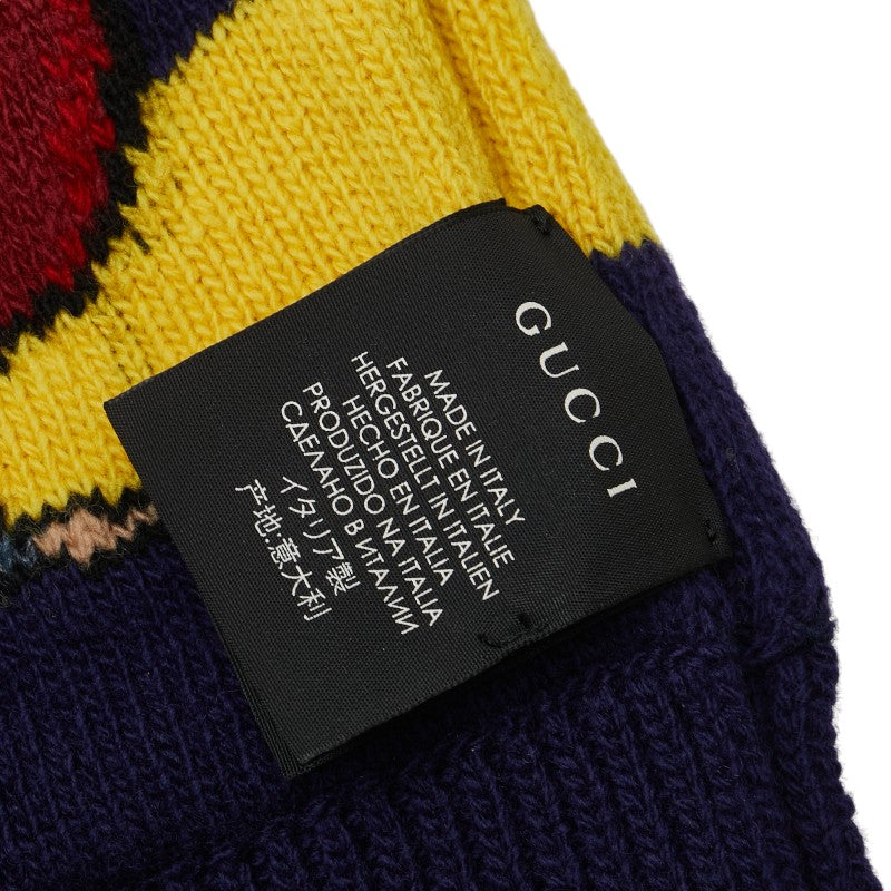 Gucci Wool LOVED Snake Motif Scarf