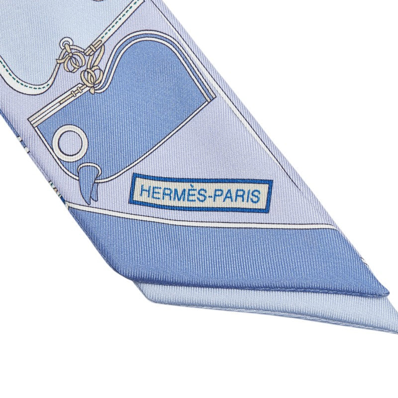 Hermes Twilly Camaille Silk Scarf