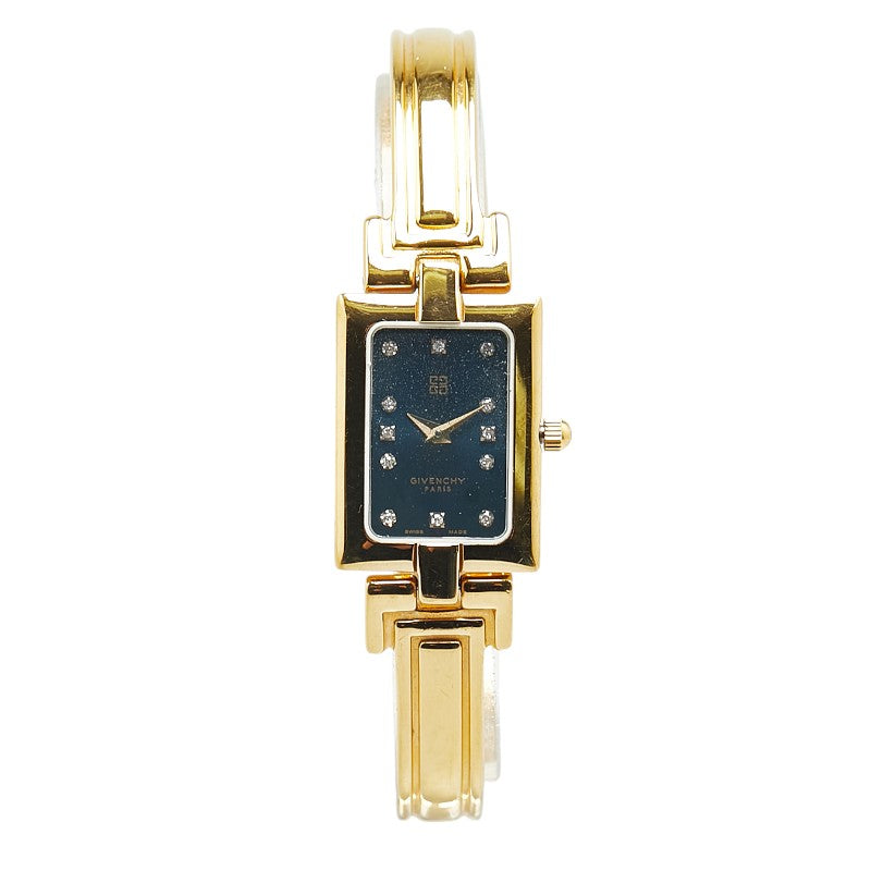 Givenchy Square Bangle Quartz Watch Stainless Steel