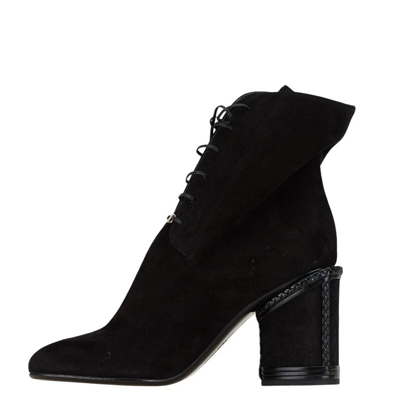 Salvatore Ferragamo Suede Leather Lace-Up Boots