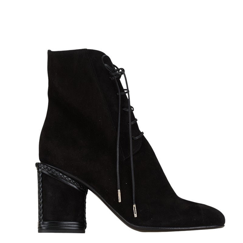 Salvatore Ferragamo Suede Leather Lace-Up Boots