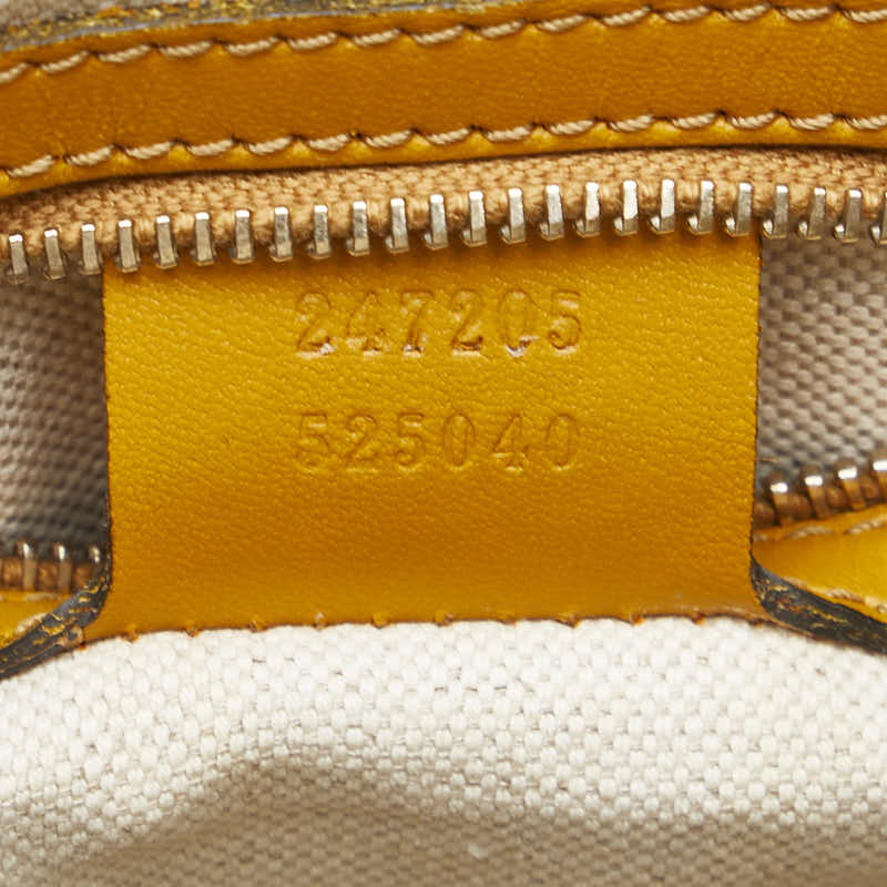 Gucci GG Canvas Boston Bag 2WAY Beige Yellow