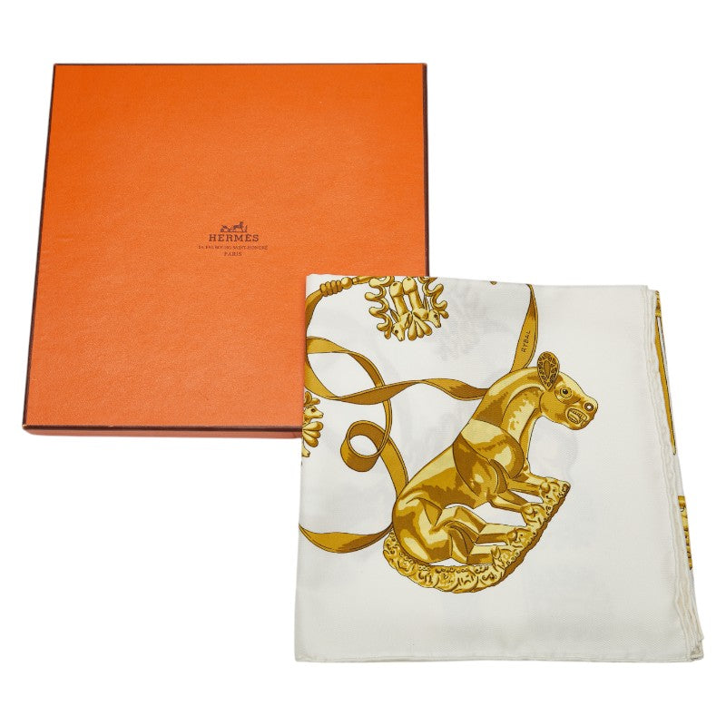 Hermes Silk Scarf LES CAVALIERS D'OR