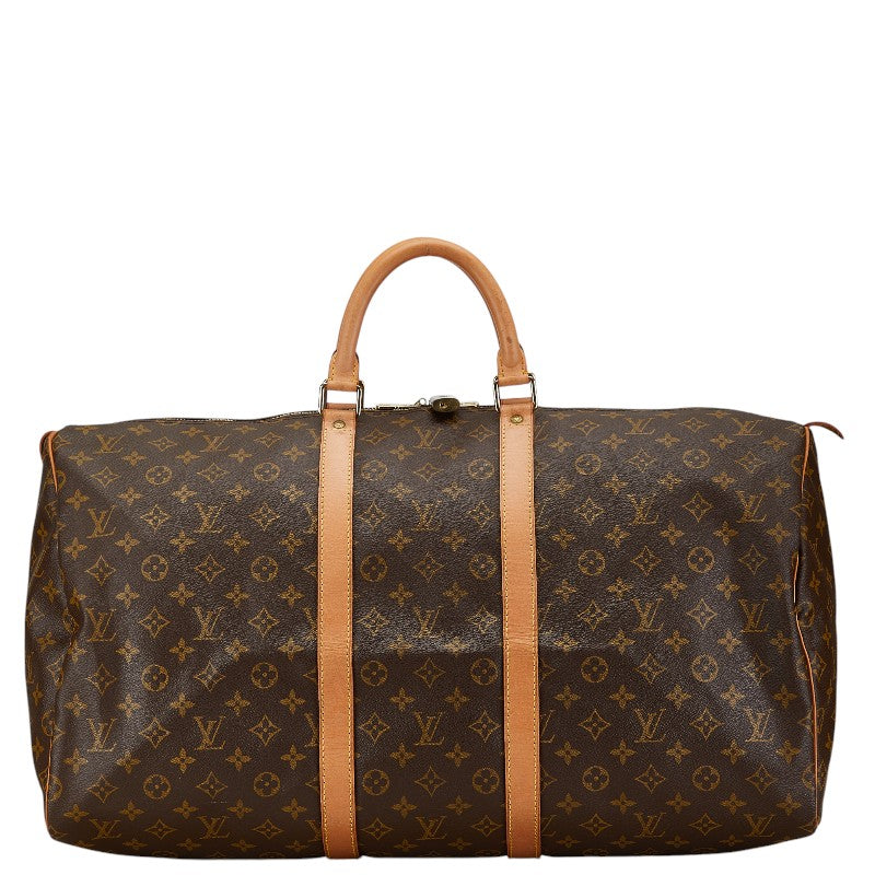 Louis Vuitton Monogram Keepall 55 Boston Bag M41424