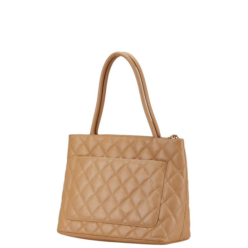 Chanel Caviar Skin Matelasse Coco Mark Tote