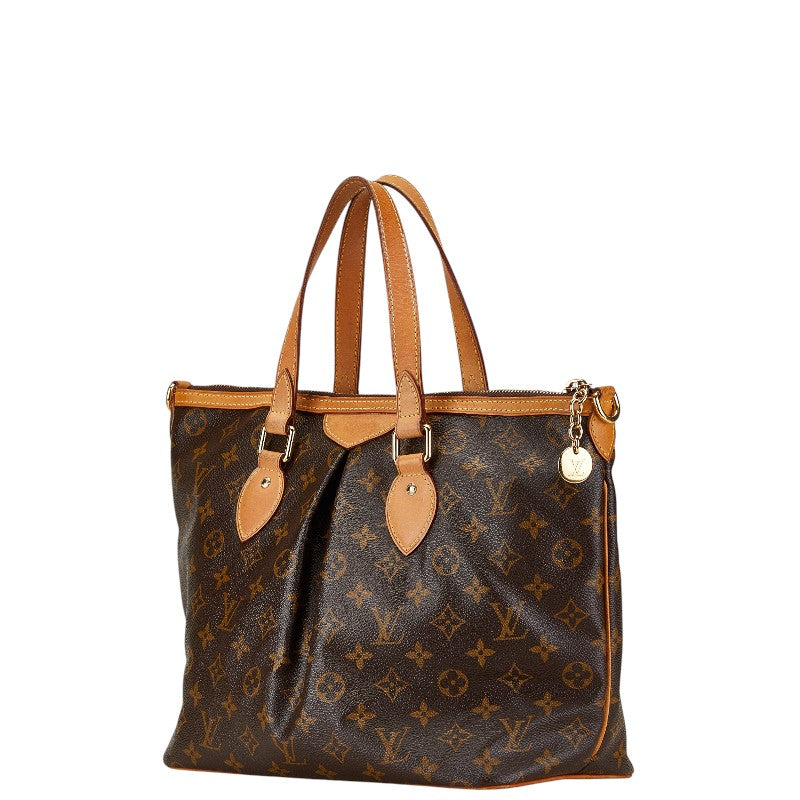 Louis Vuitton Palermo PM 2WAY Handbag Brown