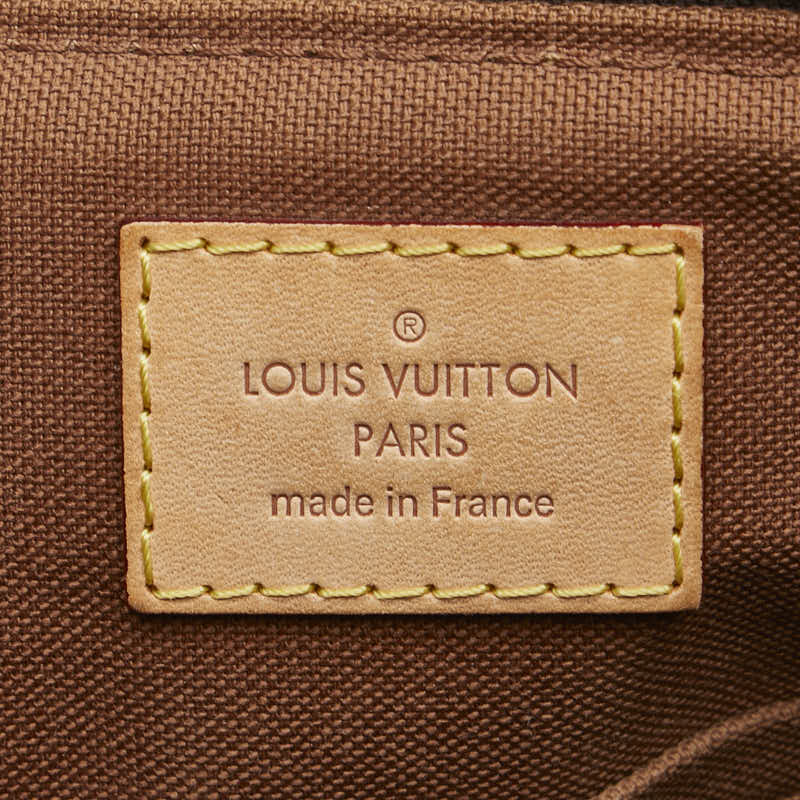 Louis Vuitton Palermo PM 2WAY Handbag Brown