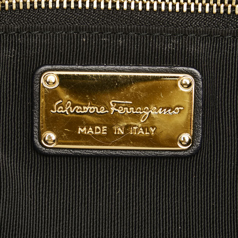 Salvatore Ferragamo Leather Gancini Handbag