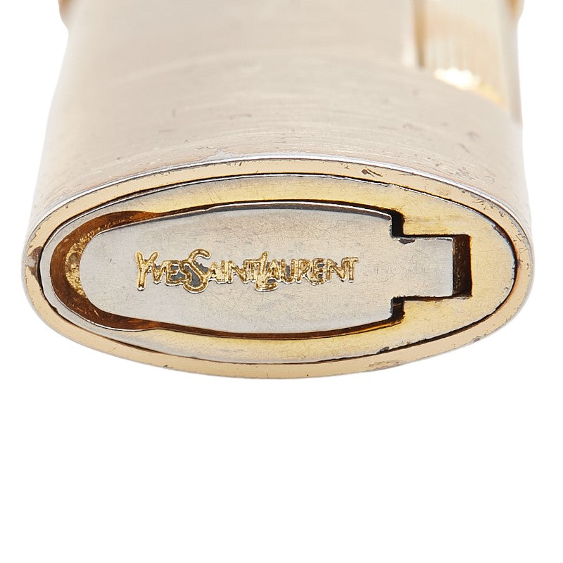 Yves Saint Laurent YSL Logo Gas Lighter Gold