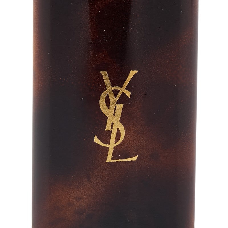 Yves Saint Laurent YSL Logo Gas Lighter Gold Brown