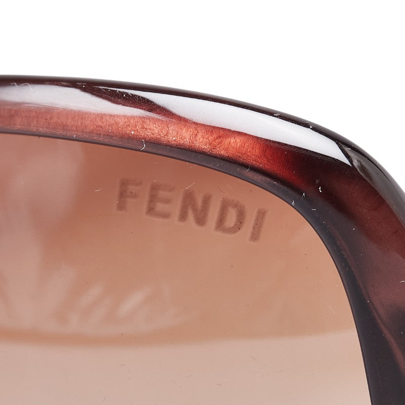 Fendi Logo Plate Sunglasses Purple Plastic