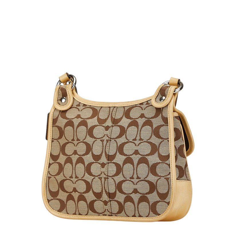 Coach Signature Canvas Leather Crossbody Bag F13791