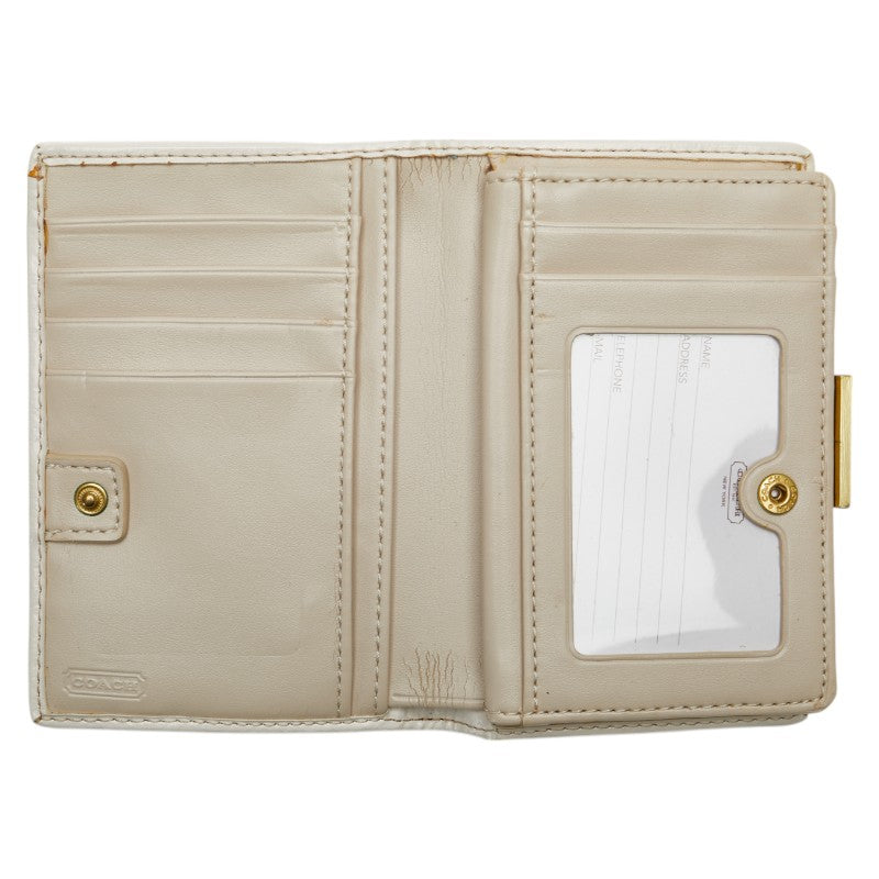 Coach Signature Compact Bifold Wallet FC8323