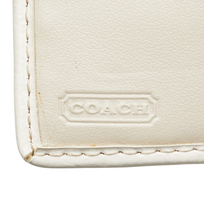 Coach Signature Compact Bifold Wallet FC8323