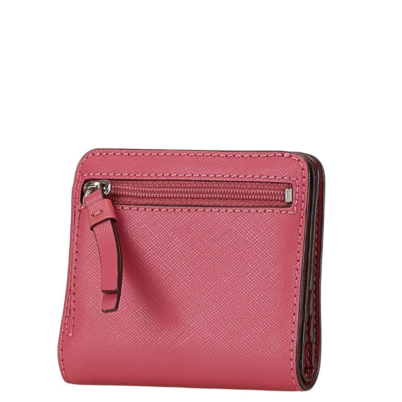 Coach Leather Ribbon Motif Bifold Wallet F52699