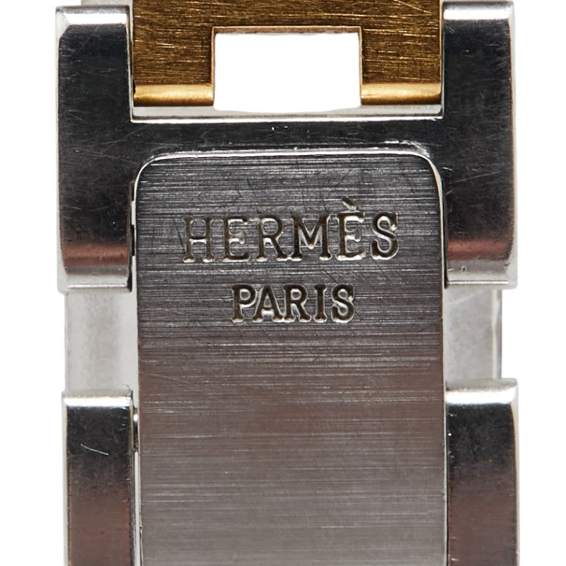 Hermes Clipper Quartz Watch Stainless Steel