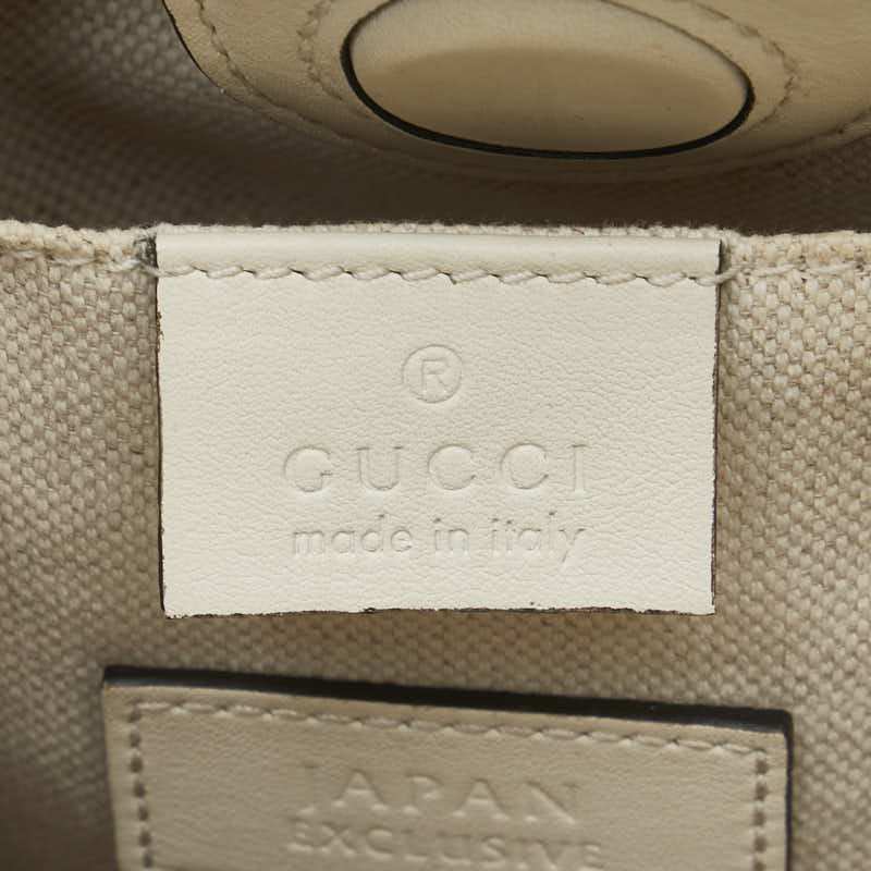 Gucci Leather GG Ribbon 2WAY Handbag