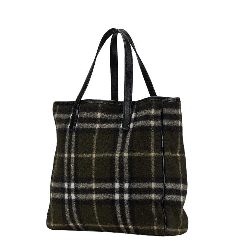 Burberry Nova Check Blue Label Tote Bag