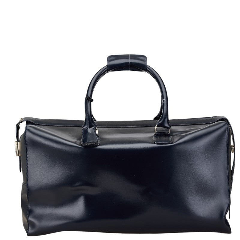 Dunhill Leather Boston Bag Black