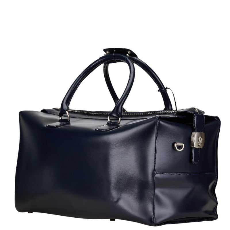 Dunhill Leather Boston Bag Black