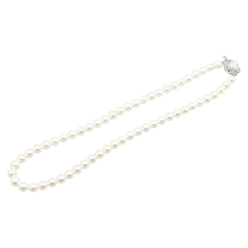 Sterling Silver Akoya Pearl Necklace