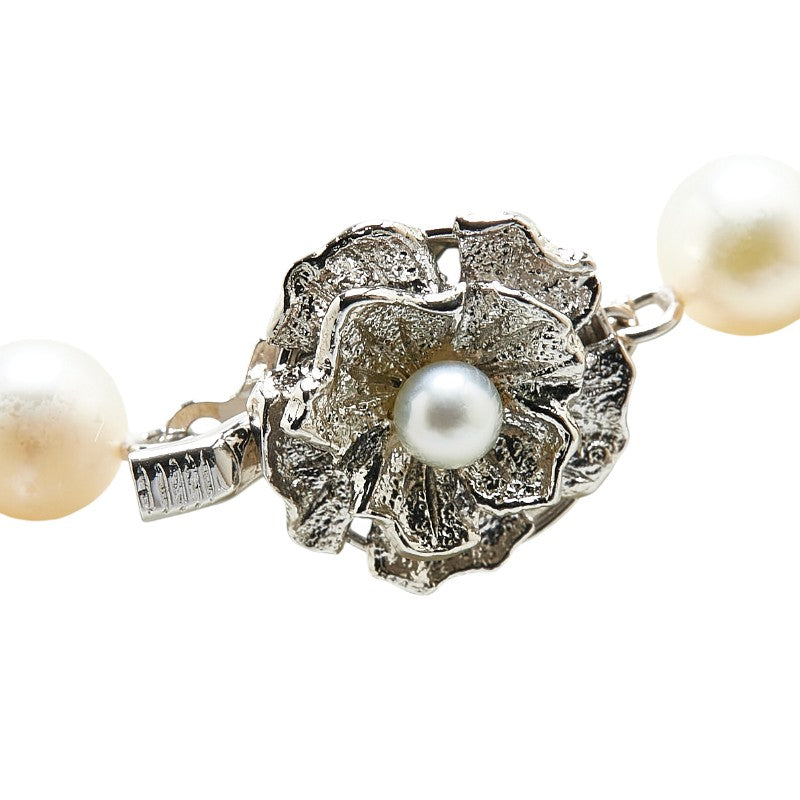 Sterling Silver Akoya Pearl Necklace