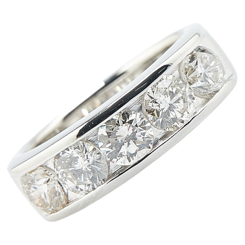 Pt900 Platinum Diamond Ring 2.03ct