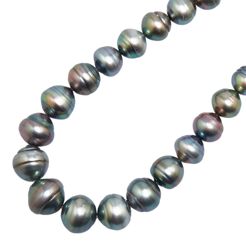 Sterling Silver Black Pearl Necklace