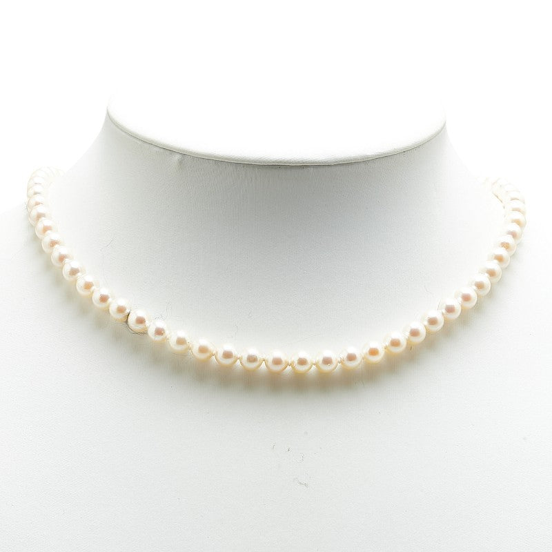 Sterling Silver Akoya Pearl Necklace