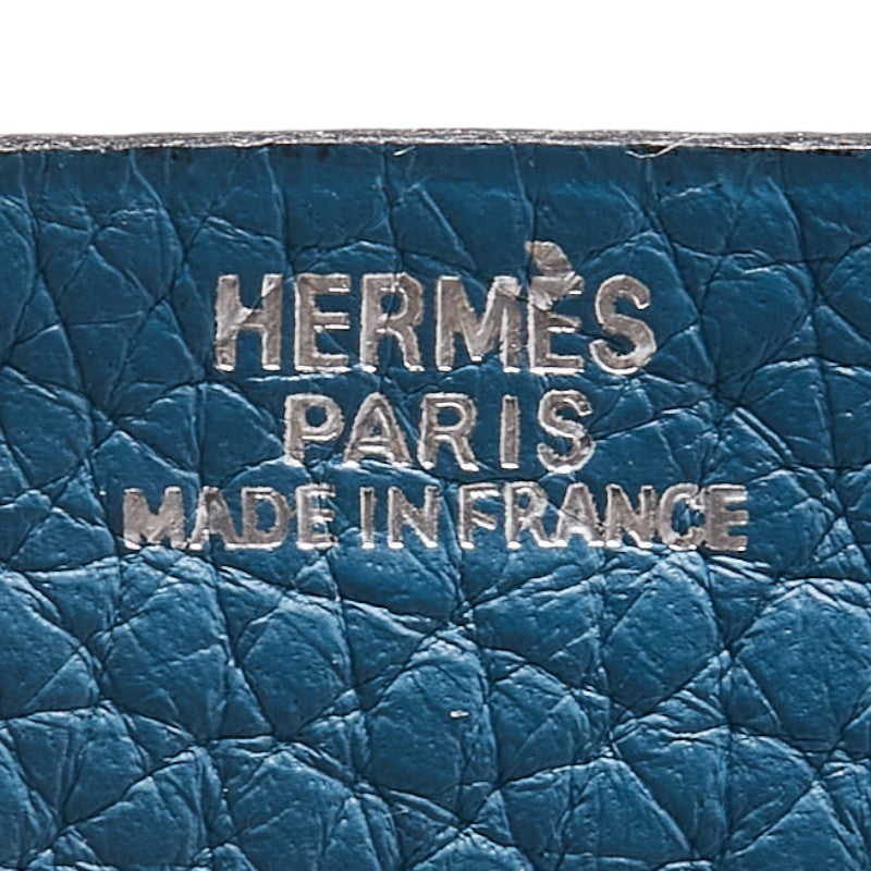 Hermes Blue Jean Name Tag