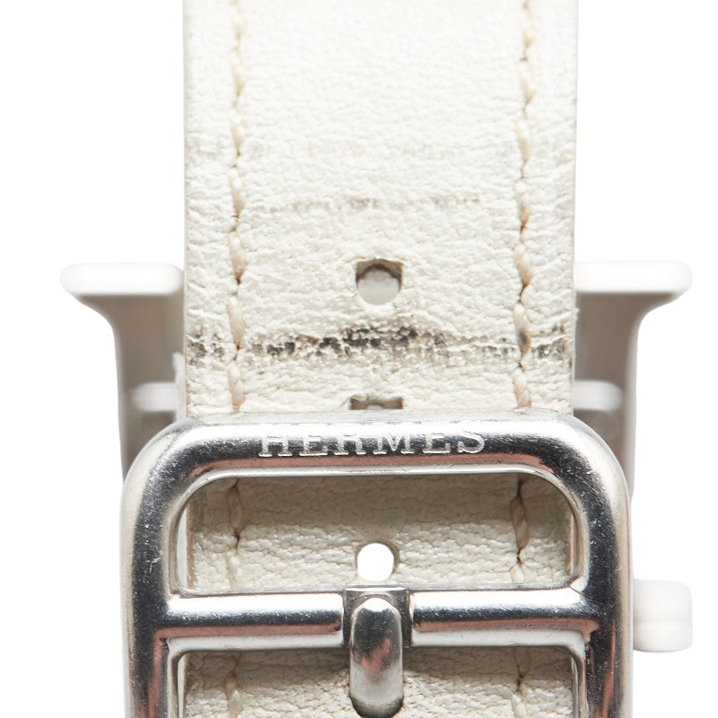 Hermes H Watch Zebra Quartz Stainless Steel Leather